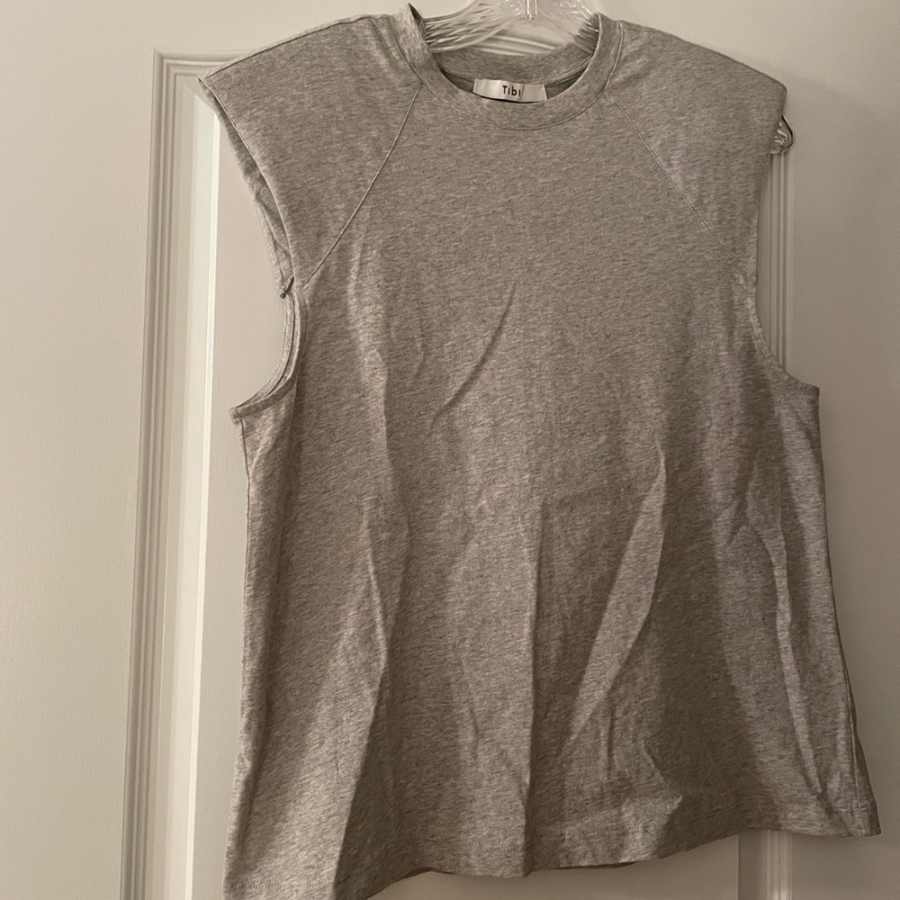Tibi Padded Muscle Tee